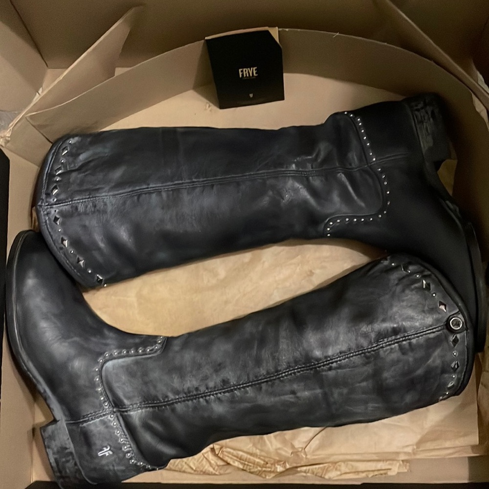 Frye Melissa multi stud boots